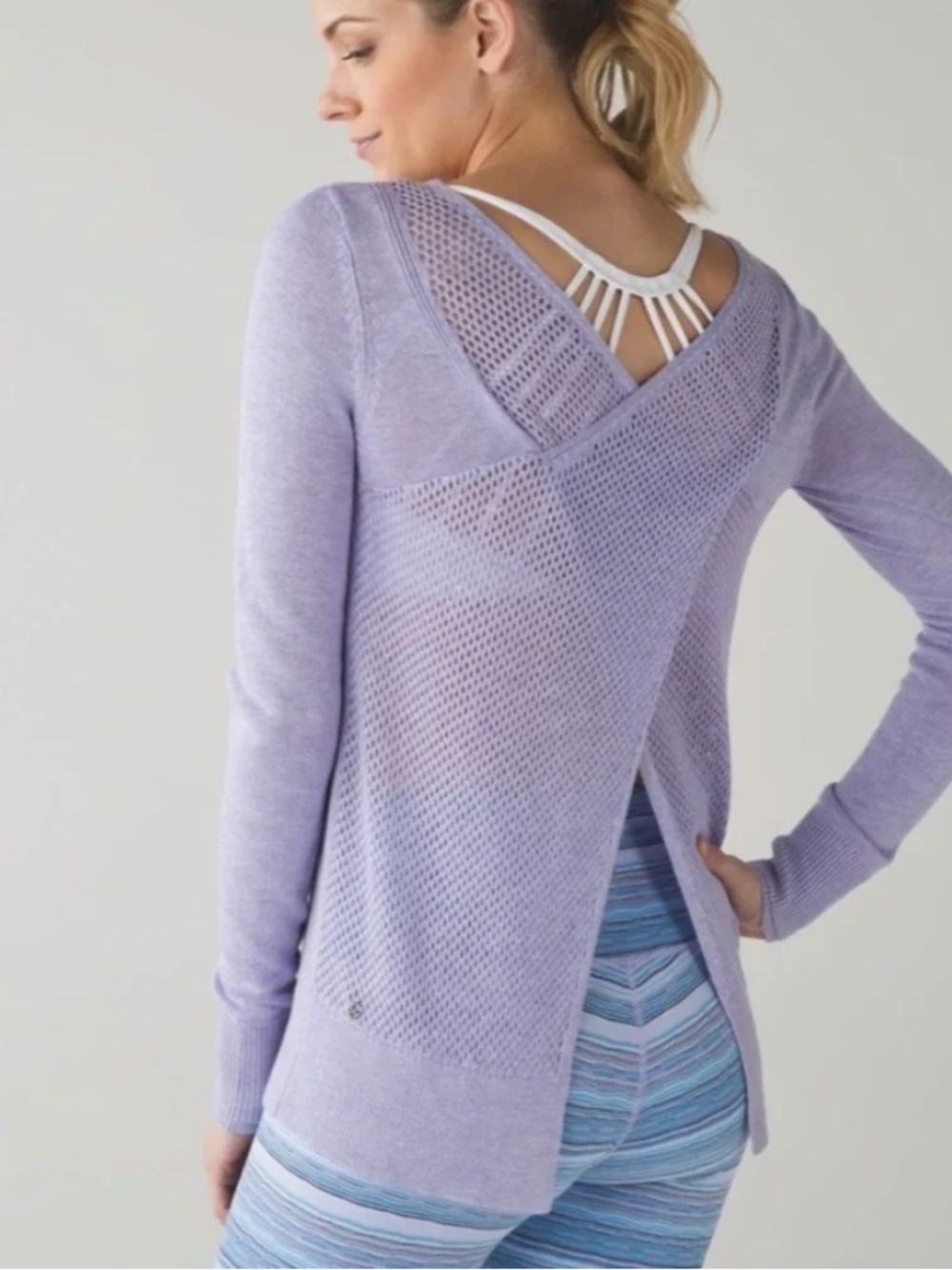 lululemon sunset savasana pullover knit sweater